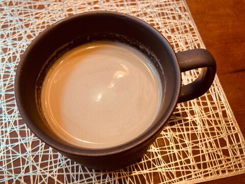 ほっこり♪黒みつきなこカフェオレ